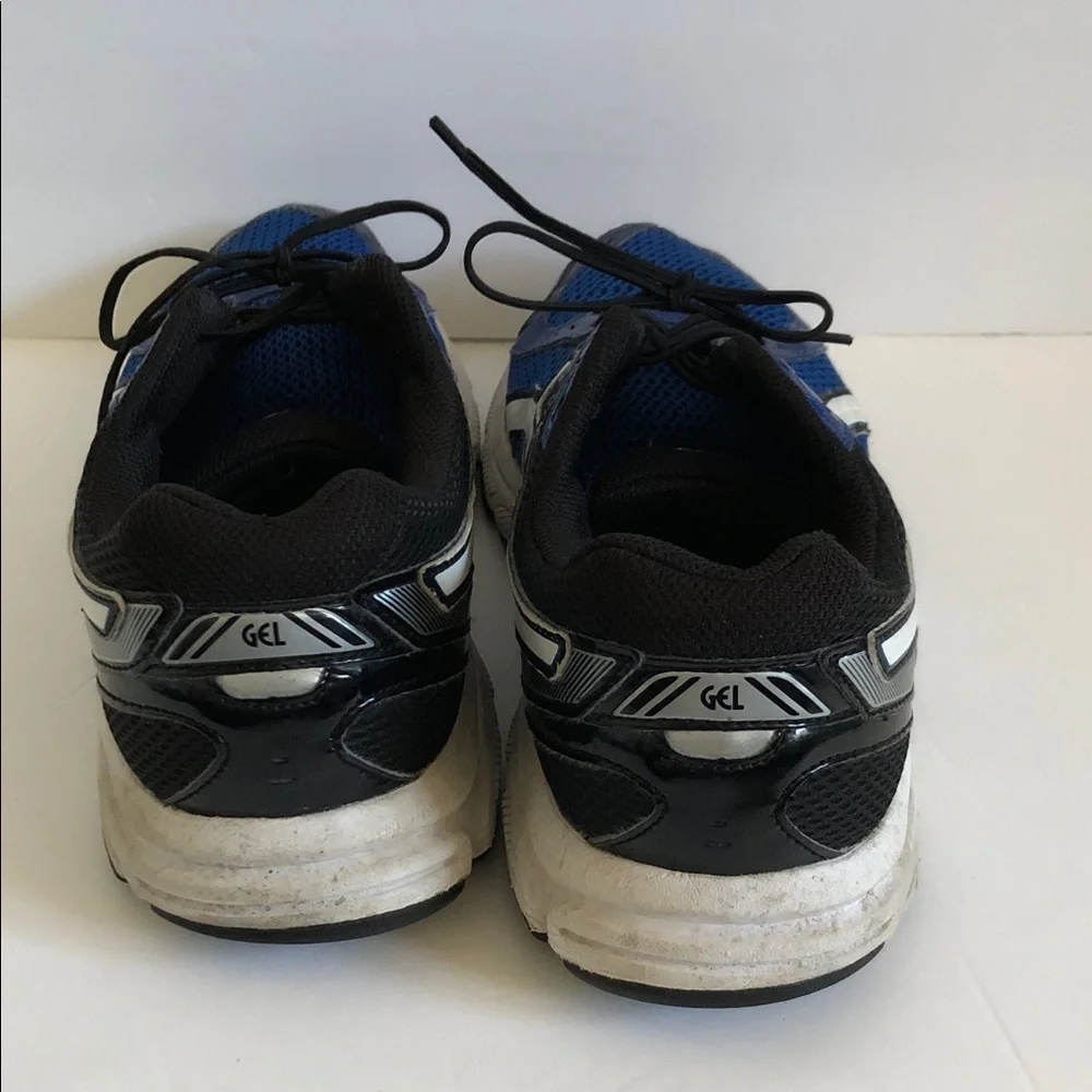 ASICS Men’s Athletic Running Shoes in Blue and Black